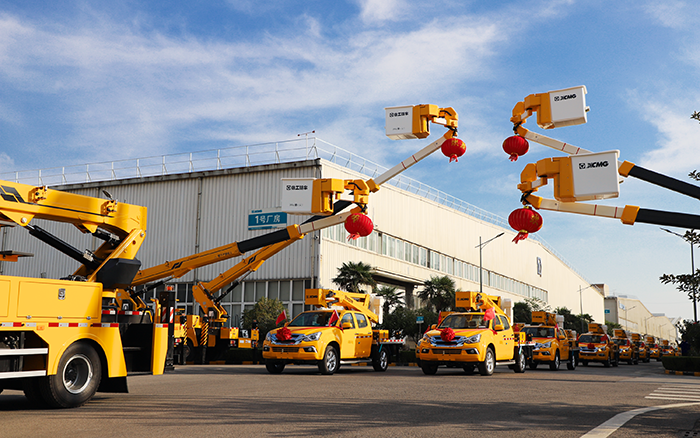 金九銀十！批量徐工絕緣斗臂車交付全國