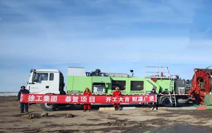 下線即出征，徐工新能源連續(xù)油管泵車助力古龍頁巖油開采！