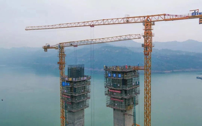 壯觀 | 徐工助建萬里長江上的璀璨明珠