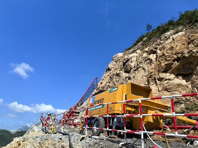 山路陡、彎道急、泵送難？徐工拖泵水電項目交出滿分答卷